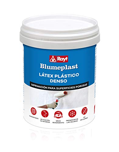 Rayt 157-09 Blumeplast M-20: Látex plástico denso, sellador de superficies de yeso, cemento, estuco, madera, y sellante para manualidades. Secado transparente. 1 kg, 1kg Rayt 157-09 Blumeplast M-20: Látex plástico denso, sellador de superficies de yeso, cemento, estuco, madera, y sellante para manualidades. Secado transparente. 1 kg, 1kg