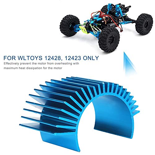 RC Cooling Fin, RC Motor El¨¦ctrico Motor de Enfriamiento Aleta Disipador de Calor para WLtoys 12428 12423