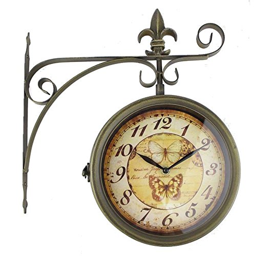 RD Reloj de Pared Coleccion Mariposas Estacion Forja Verde Oxido RD Reloj de Pared Coleccion Mariposas Estacion Forja Verde Oxido