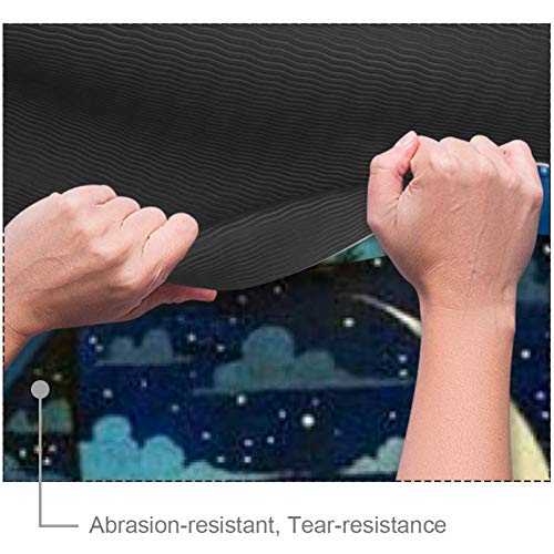 rdsworth Toby Moonlight - Esterilla de Yoga para Gato Estrellado, Gran Rendimiento Antideslizante, sin Olor y Suave, con Bolsa de Transporte Gratis, 24 x 72 Pulgadas, Multi02, 32x72 in-80x183 cm rdsworth Toby Moonlight - Esterilla de Yoga para Gato Estrellado, Gran Rendimiento Antideslizante, sin Olor y Suave, con Bolsa de Transporte Gratis, 24 x 72 Pulgadas, Multi02, 32x72 in-80x183 cm