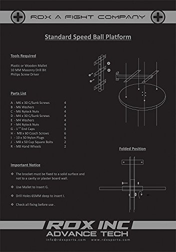 RDX 12pc Boxeo Plataforma Piel De Vacuno Pera Velocidad Bola Peras Speed Bag