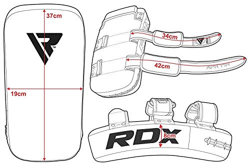RDX APR-T1U MMA Kick Shield Thai Pad, Unisex Adulto, Azul, Talla única