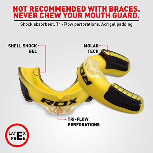 RDX Bucales Protectores Boxeo MMA Protección De Boca Artes Marciales Bucal Doble RDX Bucales Protectores Boxeo MMA Protección De Boca Artes Marciales Bucal Doble