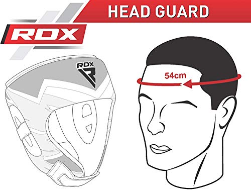 RDX Casco de boxeo para niños, para artes marciales, Krav Maga y Karaté