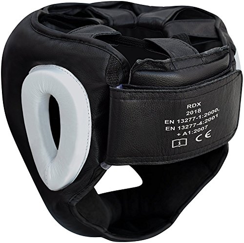 RDX Cascos Boxeo Cuero MMA Kickboxing Sparring Casco Protector Entrenamiento Lucha RDX Cascos Boxeo Cuero MMA Kickboxing Sparring Casco Protector Entrenamiento Lucha