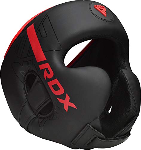 RDX Cascos Boxeo Helmet MMA para Entrenamiento y Muay Thai, Maya Hide Cuero Kara Head Guard, Ideal para Grappling, Sparring, Artes Marciales Kickboxing, Karate, BJJ, Taekwondo RDX Cascos Boxeo Helmet MMA para Entrenamiento y Muay Thai, Maya Hide Cuero Kara Head Guard, Ideal para Grappling, Sparring, Artes Marciales Kickboxing, Karate, BJJ, Taekwondo