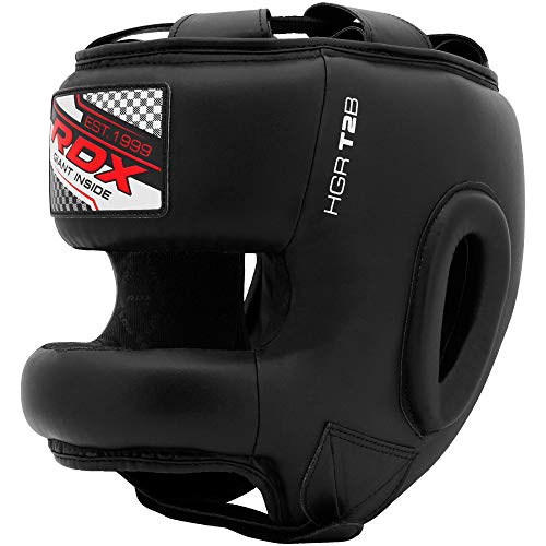 RDX Cascos Boxeo Maya Cuero MMA Sparring Kickboxing Casco Protector Entrenamiento Lucha RDX Cascos Boxeo Maya Cuero MMA Sparring Kickboxing Casco Protector Entrenamiento Lucha