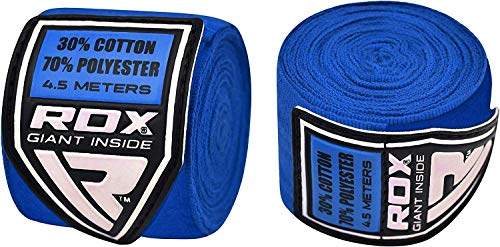 RDX Cinta Boxeo Vendas Elástico Mano Muñeca MMA 4,5 Metros Envolturas Vendaje Kick Boxing RDX Cinta Boxeo Vendas Elástico Mano Muñeca MMA 4,5 Metros Envolturas Vendaje Kick Boxing