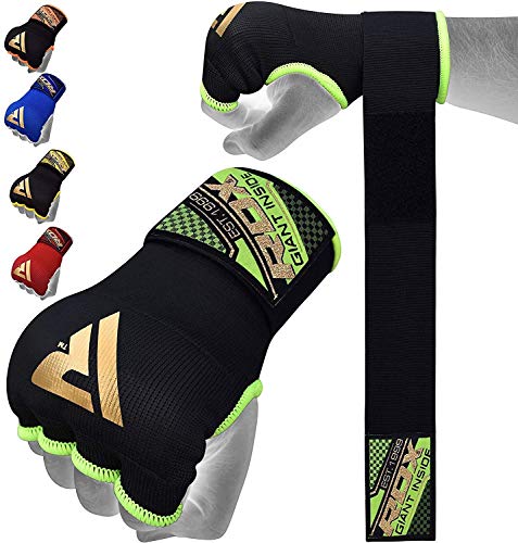 RDX Cinta Boxeo Vendas Mano Muñeca Elasticas Interiores Guantes MMA Envolturas Vendaje Kick Boxing