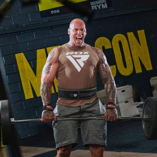 RDX Cinturon Musculacion para Power Lifting Gimnasio Entrenamiento | Aprobado por IPL y USPA |4" Lumbar Palanca Hebilla Peso Levantamiento Cinturón para Gym Fitness, Muscular Xfit Ejercicio, Deadlifts RDX Cinturon Musculacion para Power Lifting Gimnasio Entrenamiento | Aprobado por IPL y USPA |4" Lumbar Palanca Hebilla Peso Levantamiento Cinturón para Gym Fitness, Muscular Xfit Ejercicio, Deadlifts