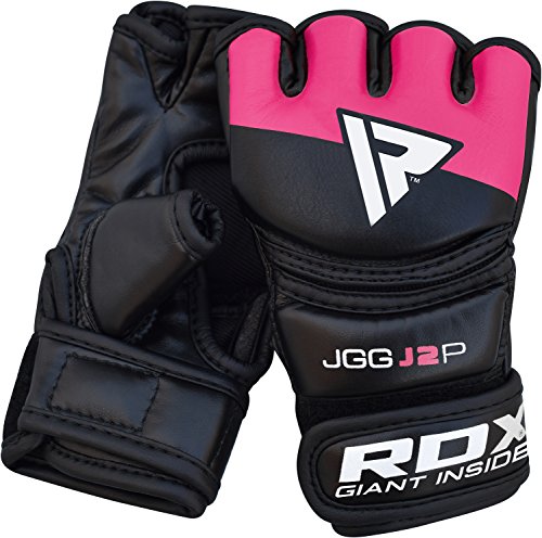 RDX Cuero MMA Niño Guantes Lucha Libre UFC Sparring Artes Marciales Grappling Guantillas Entrenamiento RDX Cuero MMA Niño Guantes Lucha Libre UFC Sparring Artes Marciales Grappling Guantillas Entrenamiento