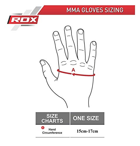 RDX Cuero MMA Niño Guantes Lucha Libre UFC Sparring Artes Marciales Grappling Guantillas Entrenamiento RDX Cuero MMA Niño Guantes Lucha Libre UFC Sparring Artes Marciales Grappling Guantillas Entrenamiento