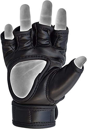 RDX Cuero MMA Niño Guantes Lucha Libre UFC Sparring Artes Marciales Grappling Guantillas Entrenamiento