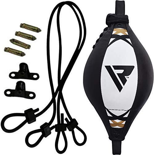 RDX Doble End Velocidad Bola MMA Peras Boxeo Pera Rapida Speed Bag Gimnasio Entrenamiento RDX Doble End Velocidad Bola MMA Peras Boxeo Pera Rapida Speed Bag Gimnasio Entrenamiento