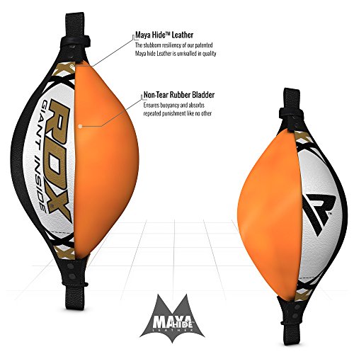 RDX Doble End Velocidad Bola MMA Peras Boxeo Pera Rapida Speed Bag Gimnasio Entrenamiento RDX Doble End Velocidad Bola MMA Peras Boxeo Pera Rapida Speed Bag Gimnasio Entrenamiento