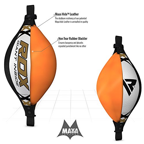 RDX Doble End Velocidad Bola MMA Peras Boxeo Pera Rapida Speed Bag Gimnasio Entrenamiento