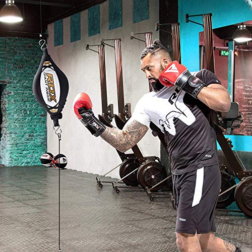 RDX Doble End Velocidad Bola Peras Boxeo Pera MMA Rapida Speed Bag Gimnasio Entrenamiento