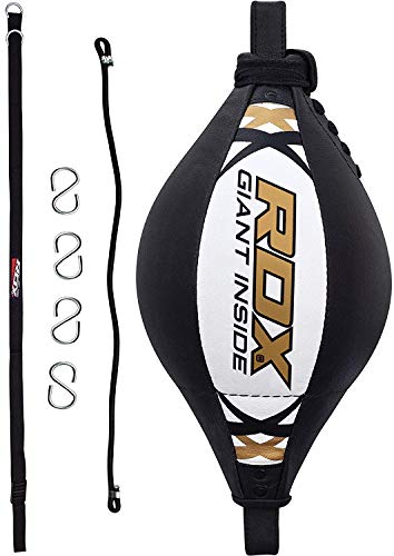 RDX Doble End Velocidad Bola Peras Boxeo Pera MMA Rapida Speed Bag Gimnasio Entrenamiento RDX Doble End Velocidad Bola Peras Boxeo Pera MMA Rapida Speed Bag Gimnasio Entrenamiento