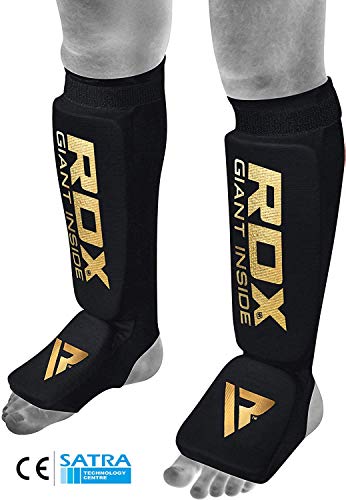 RDX Espinilleras Kick Boxing Boxeo MMA Protección Muay Thai Espinilla Empeine Shin Pads