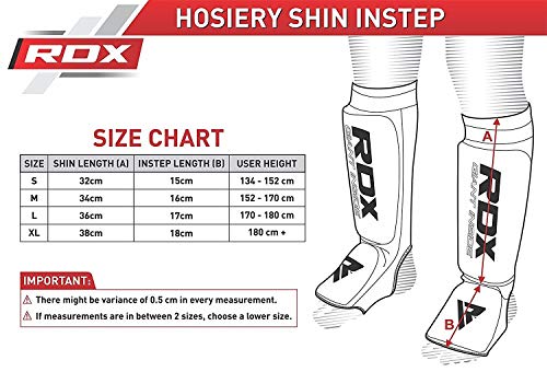 RDX Espinilleras Kick Boxing Boxeo MMA Protección Muay Thai Espinilla Empeine Shin Pads RDX Espinilleras Kick Boxing Boxeo MMA Protección Muay Thai Espinilla Empeine Shin Pads