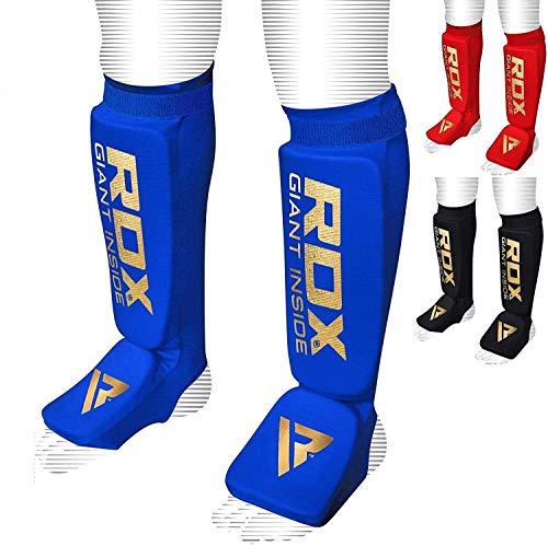 RDX Espinilleras Kick Boxing Boxeo MMA Protección Muay Thai Espinilla Empeine Shin Pads RDX Espinilleras Kick Boxing Boxeo MMA Protección Muay Thai Espinilla Empeine Shin Pads