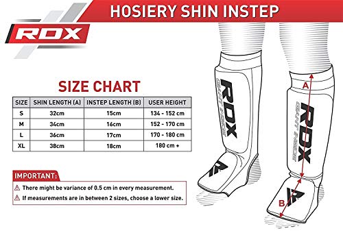 RDX Espinilleras Kick Boxing Boxeo MMA Protección Muay Thai Espinilla Empeine Shin Pads