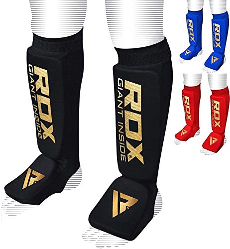 RDX Espinilleras Kick Boxing Boxeo MMA Protección Muay Thai Espinilla Empeine Shin Pads RDX Espinilleras Kick Boxing Boxeo MMA Protección Muay Thai Espinilla Empeine Shin Pads
