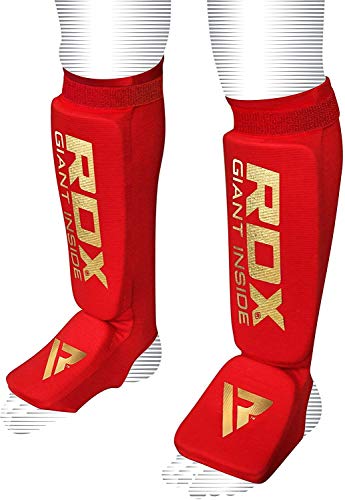 RDX Espinilleras Kick Boxing Boxeo MMA Protección Muay Thai Espinilla Empeine Shin Pads RDX Espinilleras Kick Boxing Boxeo MMA Protección Muay Thai Espinilla Empeine Shin Pads