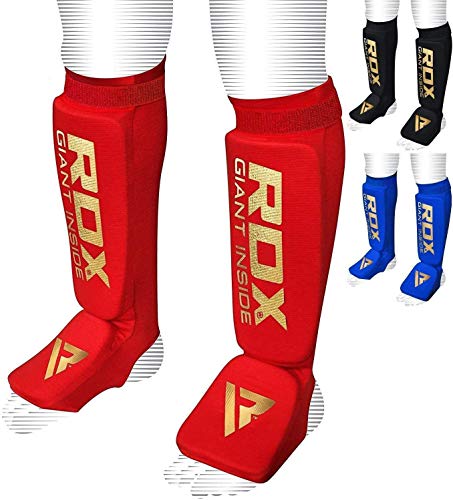 RDX Espinilleras Kick Boxing Boxeo MMA Protección Muay Thai Espinilla Empeine Shin Pads RDX Espinilleras Kick Boxing Boxeo MMA Protección Muay Thai Espinilla Empeine Shin Pads