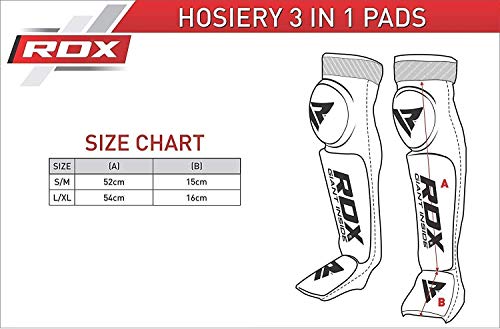 RDX Espinilleras Kick Boxing Boxeo MMA Protección Rodilla Deportivo Elástica Muay Thai Espinilla Empeine Shin Pads RDX Espinilleras Kick Boxing Boxeo MMA Protección Rodilla Deportivo Elástica Muay Thai Espinilla Empeine Shin Pads