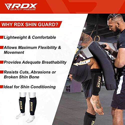 RDX Espinilleras Kick Boxing Boxeo Protección MMA Muay Thai Espinilla Empeine Shin Pads
