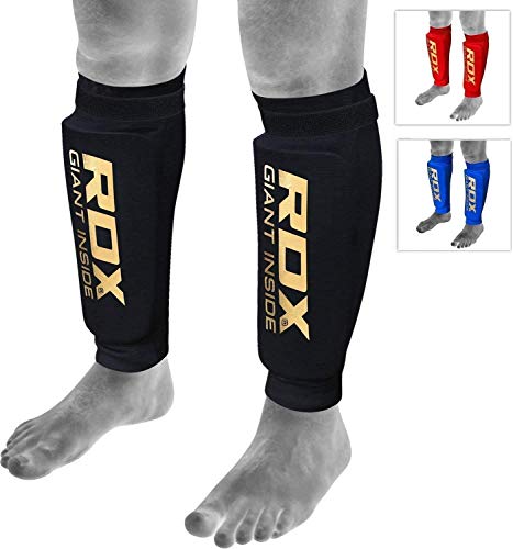 RDX Espinilleras Kick Boxing Boxeo Protección MMA Muay Thai Espinilla Empeine Shin Pads RDX Espinilleras Kick Boxing Boxeo Protección MMA Muay Thai Espinilla Empeine Shin Pads