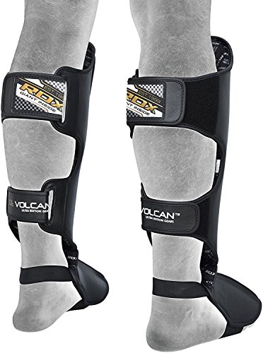 RDX Espinilleras Kick Boxing Cuero Boxeo MMA Protección Muay Thai Espinilla Empeine RDX Espinilleras Kick Boxing Cuero Boxeo MMA Protección Muay Thai Espinilla Empeine