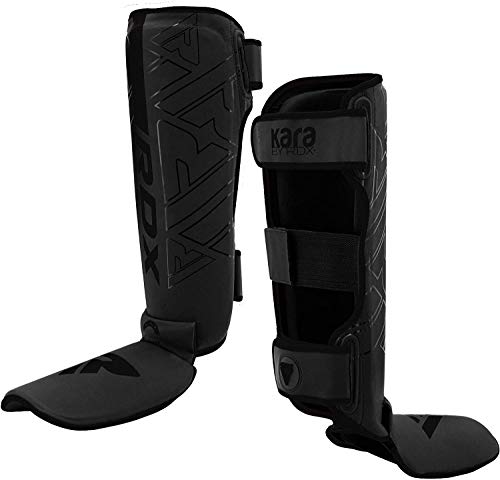 RDX Espinilleras Kick Boxing para Artes Marciales Entrenamiento, Maya Hide Cuero Muay Thai Almohadillas piernas, Equipo de Protección para Boxeo, Kárate, MMA, Sparring, BJJ RDX Espinilleras Kick Boxing para Artes Marciales Entrenamiento, Maya Hide Cuero Muay Thai Almohadillas piernas, Equipo de Protección para Boxeo, Kárate, MMA, Sparring, BJJ