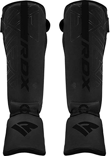 RDX Espinilleras Kick Boxing para Artes Marciales Entrenamiento, Maya Hide Cuero Muay Thai Almohadillas piernas, Equipo de Protección para Boxeo, Kárate, MMA, Sparring, BJJ RDX Espinilleras Kick Boxing para Artes Marciales Entrenamiento, Maya Hide Cuero Muay Thai Almohadillas piernas, Equipo de Protección para Boxeo, Kárate, MMA, Sparring, BJJ