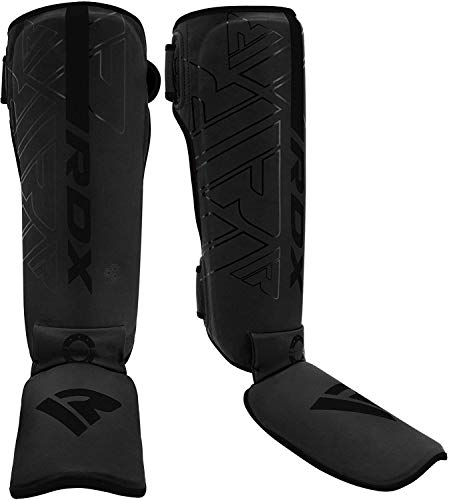 RDX Espinilleras Kick Boxing para Artes Marciales Entrenamiento, Maya Hide Cuero Muay Thai Almohadillas piernas, Equipo de Protección para Boxeo, Kárate, MMA, Sparring, BJJ RDX Espinilleras Kick Boxing para Artes Marciales Entrenamiento, Maya Hide Cuero Muay Thai Almohadillas piernas, Equipo de Protección para Boxeo, Kárate, MMA, Sparring, BJJ