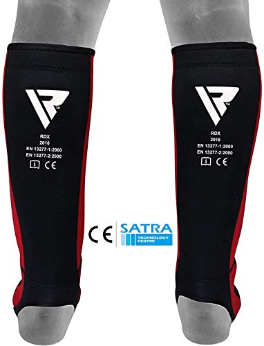 RDX Espinilleras Neopreno Kick Boxing Boxeo MMA Protección Muay Thai Espinilla Empeine RDX Espinilleras Neopreno Kick Boxing Boxeo MMA Protección Muay Thai Espinilla Empeine