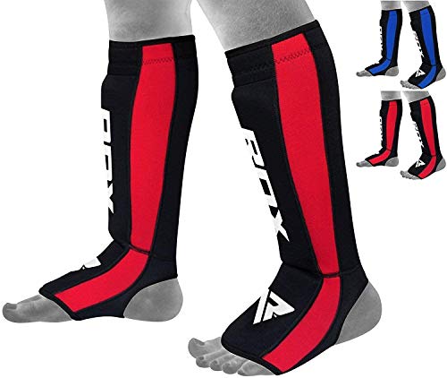 RDX Espinilleras Neopreno Kick Boxing Boxeo MMA Protección Muay Thai Espinilla Empeine RDX Espinilleras Neopreno Kick Boxing Boxeo MMA Protección Muay Thai Espinilla Empeine