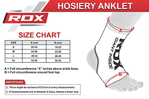 RDX Fitness Soporte Tobillo Boxeo Deportivas MMA Tobillera Estabilizadoras Esguince Baloncesto RDX Fitness Soporte Tobillo Boxeo Deportivas MMA Tobillera Estabilizadoras Esguince Baloncesto