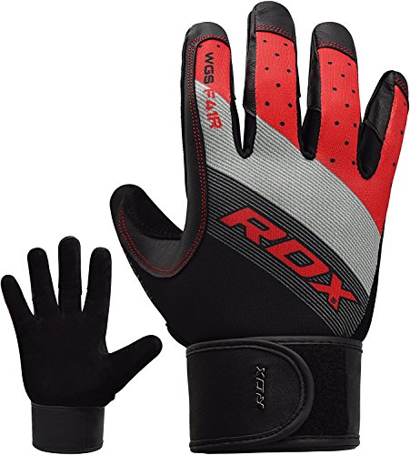 RDX Gimnasio Guantes Competencia Pesas Gym Musculacion Culturismo Fitness Entrenamiento