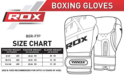 RDX Guantes de Boxeo Mujer para Entrenamiento y Muay Thai | Maya Hide Cuero Mitones para Kick Boxing, Sparring | Boxing Gloves para Combate Training, Saco Boxeo RDX Guantes de Boxeo Mujer para Entrenamiento y Muay Thai | Maya Hide Cuero Mitones para Kick Boxing, Sparring | Boxing Gloves para Combate Training, Saco Boxeo