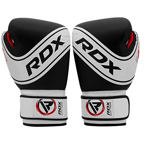 RDX Guantes de Boxeo Niño para Entrenamiento y Muay Thai | Maya Hide Cuero Junior 4oz, 6oz Mitones para Kick Boxing, Sparring | Combate Kids Boxing Gloves para Saco Boxeo Training RDX Guantes de Boxeo Niño para Entrenamiento y Muay Thai | Maya Hide Cuero Junior 4oz, 6oz Mitones para Kick Boxing, Sparring | Combate Kids Boxing Gloves para Saco Boxeo Training