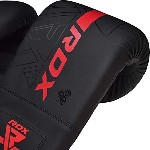 RDX Guantes de Boxeo para Entrenamiento Puñetazos, Maya Hide Cuero Kara Mitones para Saco Boxeo, Kick Boxing, Sparring, Muay Thai, Artes Marciales, MMA, Guantillas para Combate Training, Manoplas