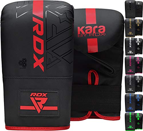 RDX Guantes de Boxeo para Entrenamiento Puñetazos, Maya Hide Cuero Kara Mitones para Saco Boxeo, Kick Boxing, Sparring, Muay Thai, Artes Marciales, MMA, Guantillas para Combate Training, Manoplas