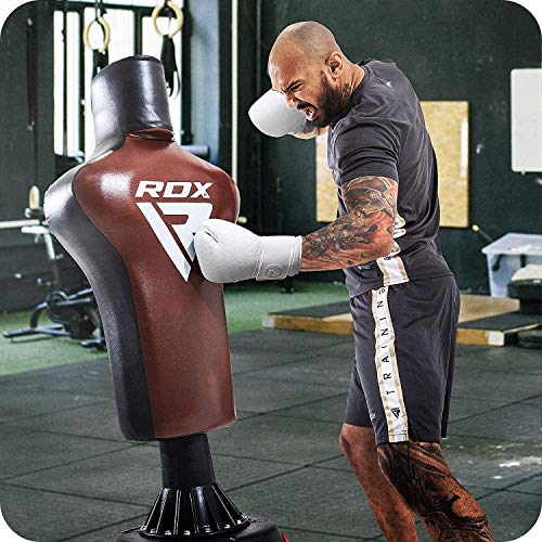 RDX Guantes de Boxeo para Entrenamiento y Muay Thai | Micro Cuero Mitones para Kick Boxing, Sparring | Boxing Gloves para Saco Boxeo, Combate Training