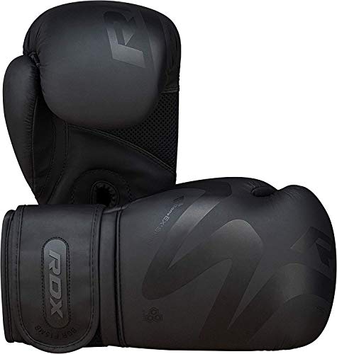 RDX Guantes de Boxeo para Muay Thai y Entrenamiento | Convex Cuero Mitones para Sparring, Kick Boxing | Boxing Gloves para Saco Boxeo, Combate Training