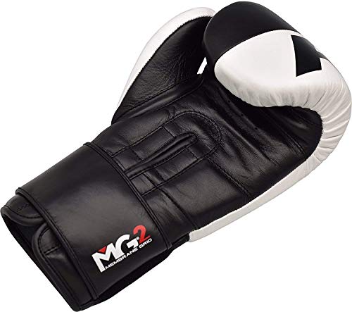 RDX Guantes de Boxeo para Muay Thai y Entrenamiento | Cuero Vacuno Mitones para Sparring, Kick Boxing | Boxing Gloves para Saco Boxeo, Combate Training