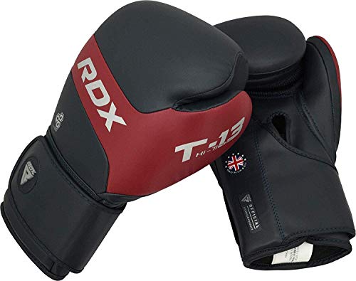 RDX Guantes de Boxeo para Muay Thai y Entrenamiento | Kalix Cuero Mitones para Sparring, Kick Boxing | Boxing Gloves para Saco Boxeo, Combate Training