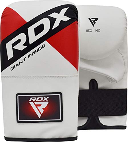 RDX Guantes de Saco para Entrenamiento Puñetazos, Maya Hide Cuero Mitones para Boxeo, Muay Thai, Artes Marciales, Sparring, Kick Boxing, MMA, Guantillas para Manoplas, Combate Training, Punching Bag