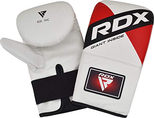 RDX Guantes de Saco para Entrenamiento Puñetazos, Maya Hide Cuero Mitones para Boxeo, Muay Thai, Artes Marciales, Sparring, Kick Boxing, MMA, Guantillas para Manoplas, Combate Training, Punching Bag